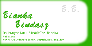 bianka bindasz business card